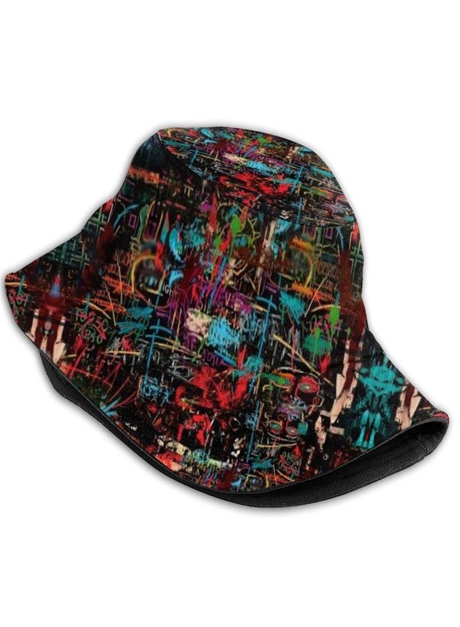 ASYG Unisex Graffiti Bucket Hats - Summer Bucket Hats with Sun Protection & UV Rays Blocking - One Size Fits Most - Packable & Reversible - Great Gift for Any Occasion - Image 2